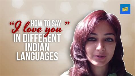 How To Say I Love You In Different Indian Languages Youtube