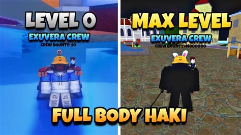 Fastest Way To Get Full Body Haki Blox Fruits Youtube
