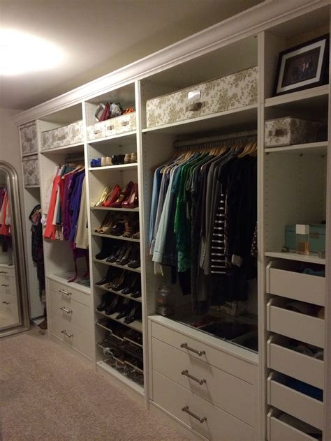 To help you get started, we've rounded up some of the best closet systems you. IKEA pax in the master closet look at the crown molding, will do next closet like this | Next ...