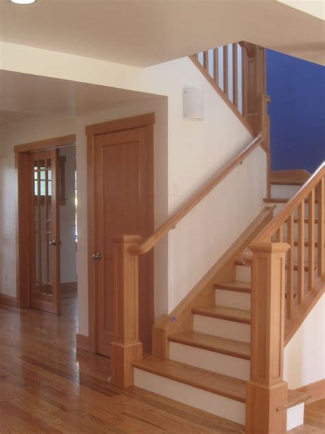 Craftsman Style Staircase Design Pictures Remodel Decor And Ideas