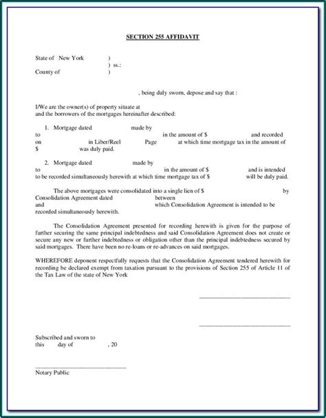 Elaborate view of affidavit form. Blank Sworn Affidavit Form - Form : Resume Examples # ...