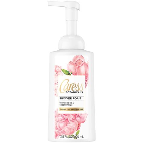 Caress Botanicals White Orchid And Coconut Oil Shower Foam Shop Body