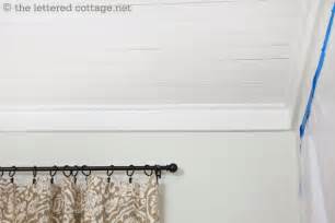 Attach joists to the ceiling with 15 ga. Use 1″ x 4″ MDF boards and some 3/4″ round wood molding ...