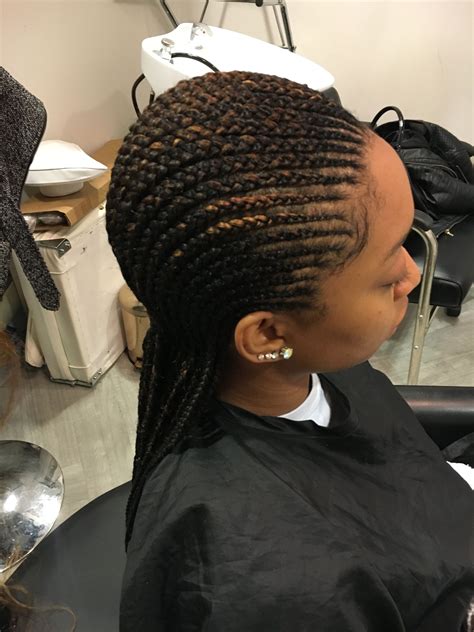 Hair straightening is a hair styling technique used since the 1890s involving the flattening and straightening of hair in order to give it a smooth, streamlined, and sleek appearance. Braids Hairstyles 2018\2019 Straight Back . url: https ...