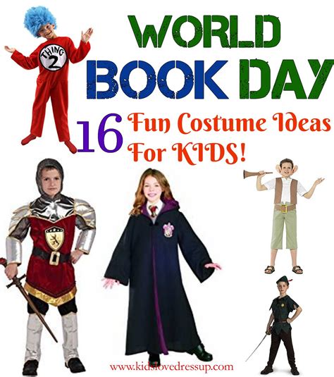 16 Kids World Book Day Costumes Ideas For Book Character Dress Up