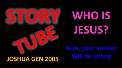 who is jesus the biblical answer youtube