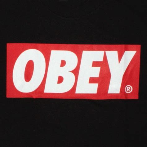 Obey Bar Logo T Shirt Obey Obey Bar Logo On