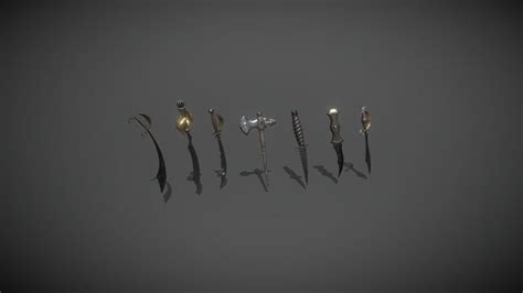 Pirate Swords 3d Models Sketchfab