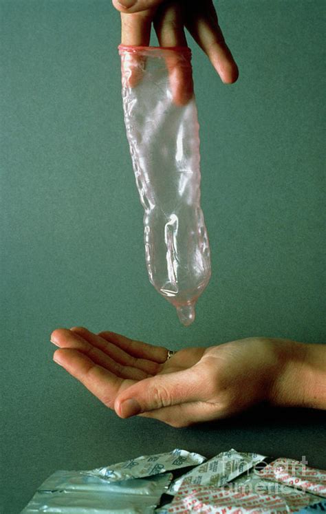 Close Up Of An Unrolled Condom Photograph By Francoise Sauze Science Photo Library