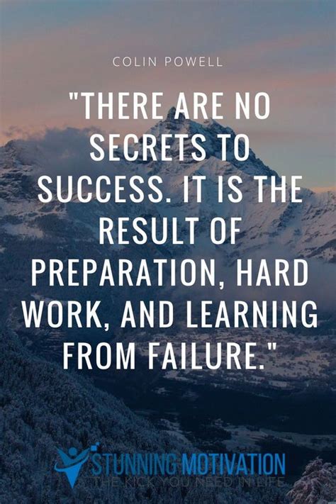 Success is about preparation, putting in the hard work ...