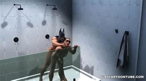 D Robin Gets Fucked Hard Anally In The Shower By Batman