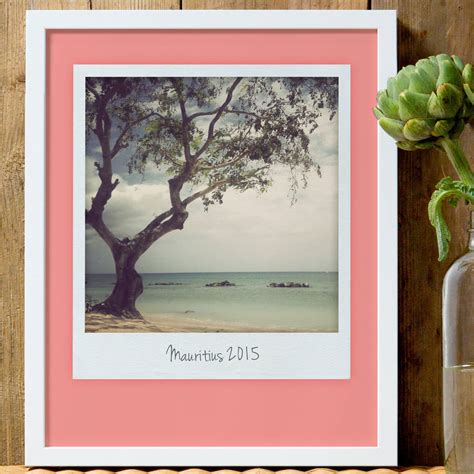 Personalised Giant Polaroid Style Print By The Drifting Bear Co