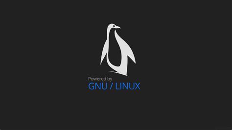 Linux Logo Linux Gnu Minimalism Hd Wallpaper Wallpaper Flare