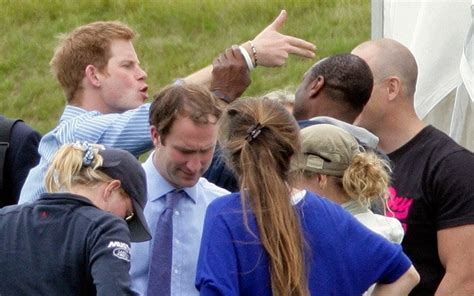 Prince Harry Pictured At Charity Polo Game In Joking Gangsta Gun Pose