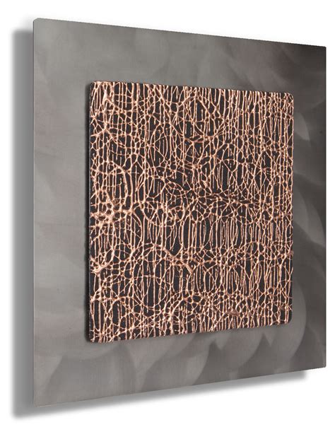 Create your own furniture, divide your room, build a bookcase, table or chairs or all of the above. Copper Rain, Black - Silver Wall Art, Contemporary Art UK