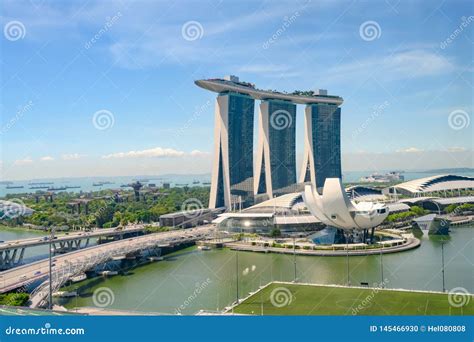 Marina Bay Sands Hotel Singapore Aerial View Of Marina Sands Luxury