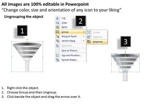 Powerpoint Diagrams With Editable Funnels Powerpoint Slides