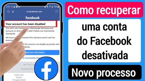 Como Recuperar Uma Conta Do Facebook Desativada Recupera O De