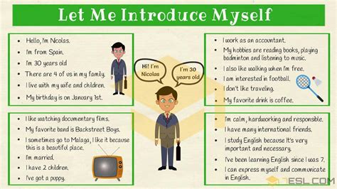 How To Introduce Yourself As A Teacher In English Printable Templates