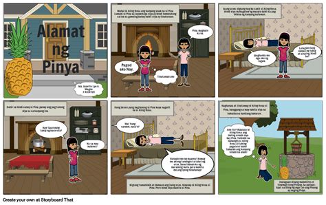 Alamat Ng Pinya Storyboard By 616172f8