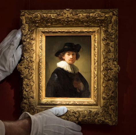 New Auction Record For A Self Portrait By Dutch Master Rembrandt Van