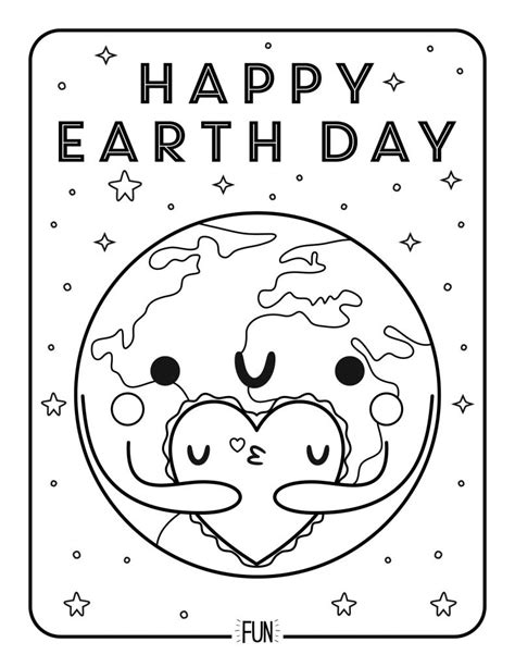 Free Printable Coloring Page Earth Day Crateandkids Blog