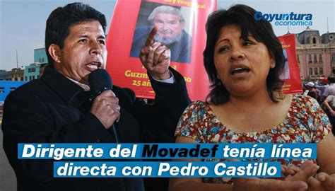 Dirigente del Movadef tenía línea directa con Pedro Castillo