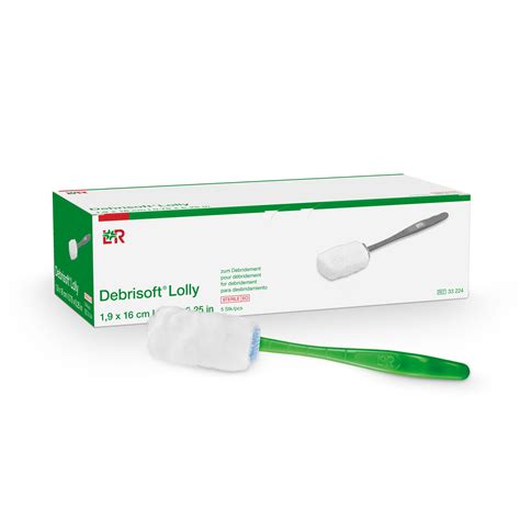 Debrisoft Lolly Sterile Individually Sealed Medcare Supplies