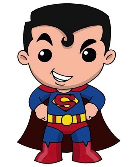 Mini Superman Superman Dibujo Batman Caricatura Superheroes Dibujos