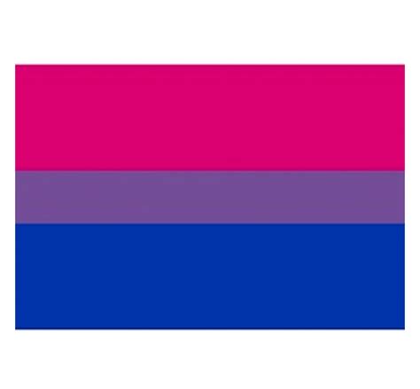 bisexual bi pride flag sticker for car 2x3 rectangle bumper sticker decal pride shack