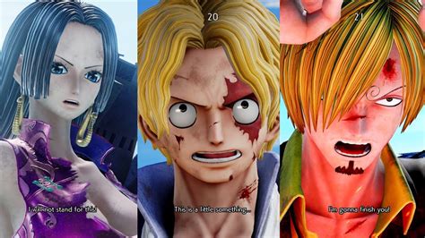 Jump Force All One Piece Characters Vs Battles Sanji Boa Sabo
