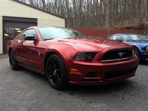 2014 Ruby Red Ford Mustang V6