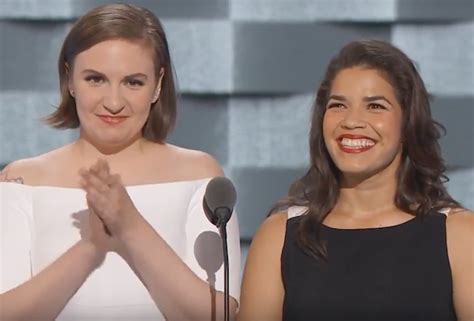 Video Lena Dunham And America Ferreras Democratic Convention Speech Tvline