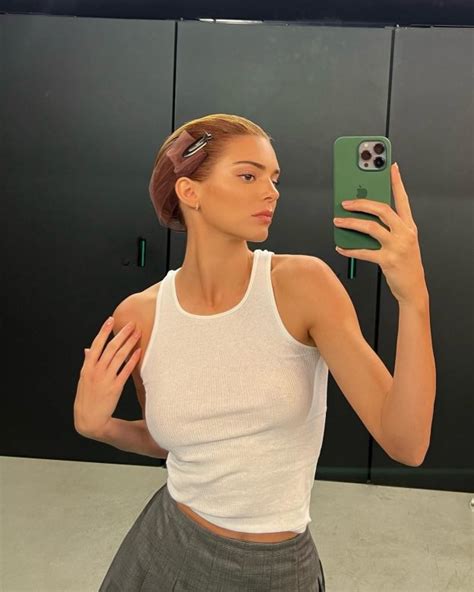 Kendall Jenner Now Redhead And Posing Explicit Photos The Fappening
