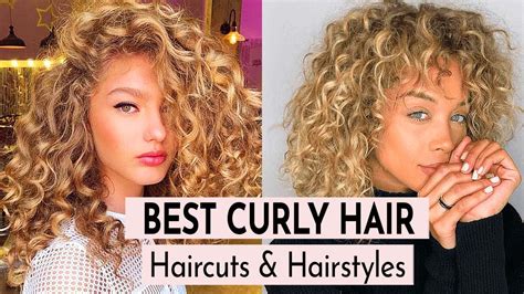The Best Curly Hair Haircuts And Hairstyles Youtube