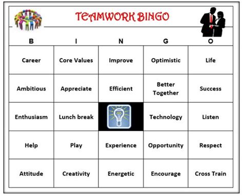 This versatile game often has fond childhood associations, and can be done anywhere, whether in the office or outside. Teamwork Team building Bingo Game Inspire Motivate Fun | Etsy