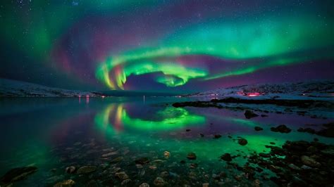 Northern Lights In Tromso Norway Backiee