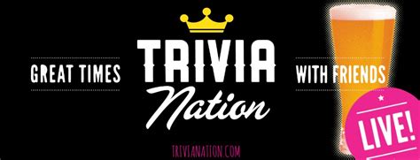 The more questions you get correct here, the more random knowledge you have is your brain big enough to g. Trivia Night Hosted by Trivia Nation, Orlando FL - Jun 5 ...