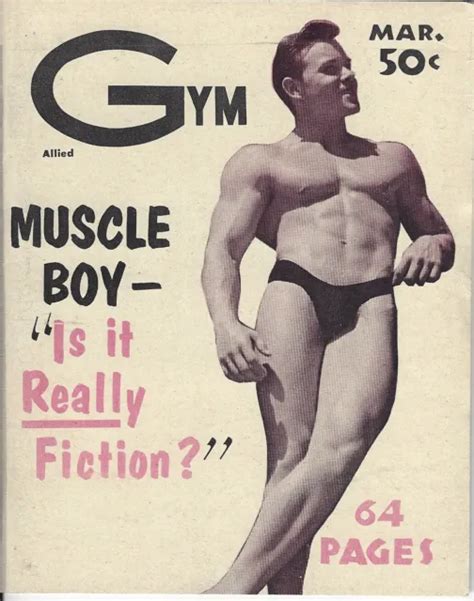 Vintage Gay Gym Physique Magazine No Male Beefcake Magazine Muscle Boy Picclick