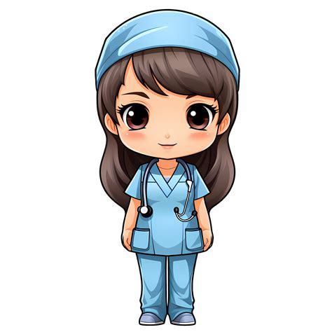 cute nurse clipart illustration ai generative 27237196 png