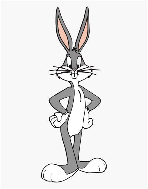 Bugs Bunny Clipart Bugs Bunny Standing Straight Free Transparent
