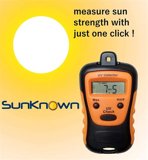 Sunlight Meter For Measuring Harmful Ultraviolet Solar Light Radiations