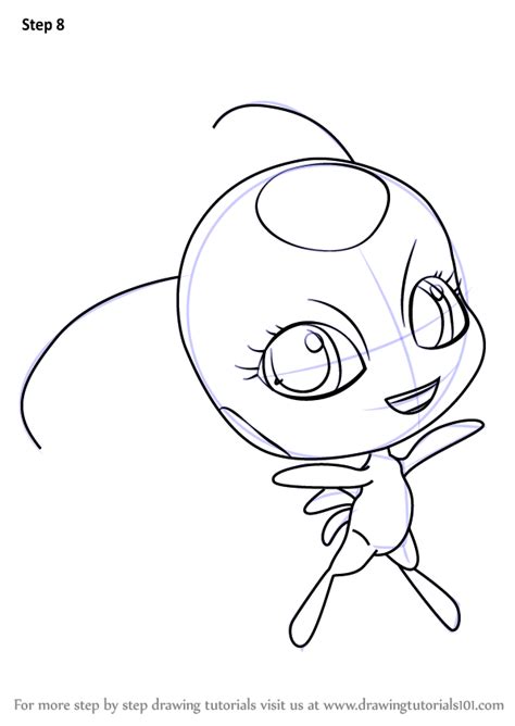 Learn How To Draw Tikki Kwami From Miraculous Ladybug Miraculous