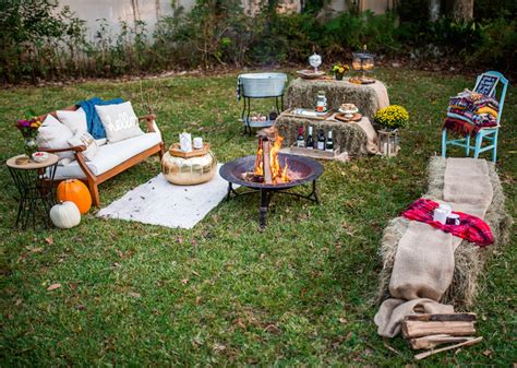 How To Plan And Host A Backyard Bonfire Party In All Four Seasons