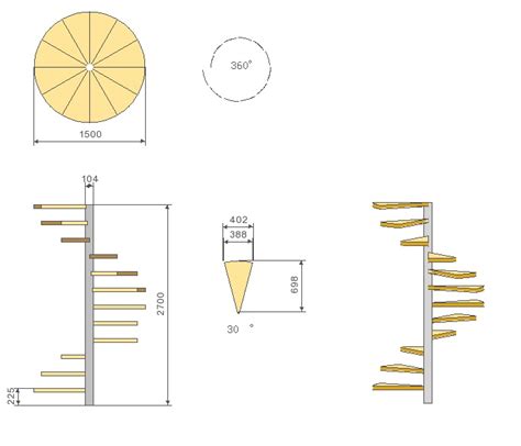 Escaleras De Caracol Modernas Diseños Tipologías Y Medidas Mínimas