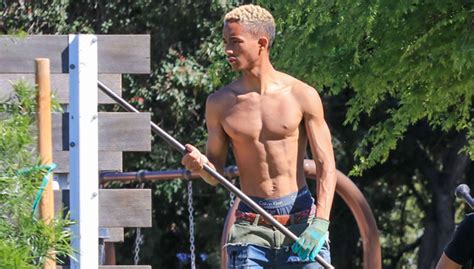 Jaden Smith’s Abs He Shows Off Abs While Planting Trees — Sexy Pics Hollywood Life