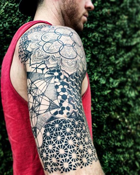 Sacred Geometry ️ Artist Alexarzu Geometric Tattoos Men Sacred