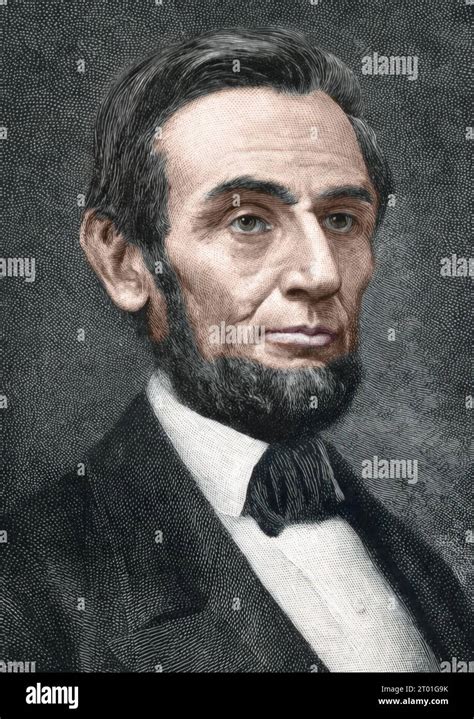 Abraham Lincoln Portrait Color Hi Res Stock Photography And Images Alamy