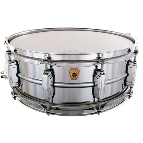 Ludwig Lm400 Supraphonic Smooth Chrome Plated Aluminum Snare Drum With