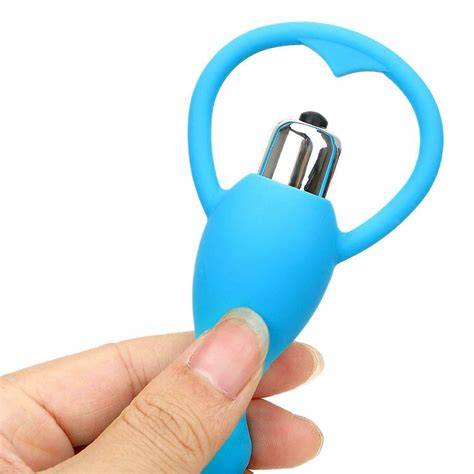 beginner silicone vibrating butt plug tickler small starter anal vibe sex toy us ebay